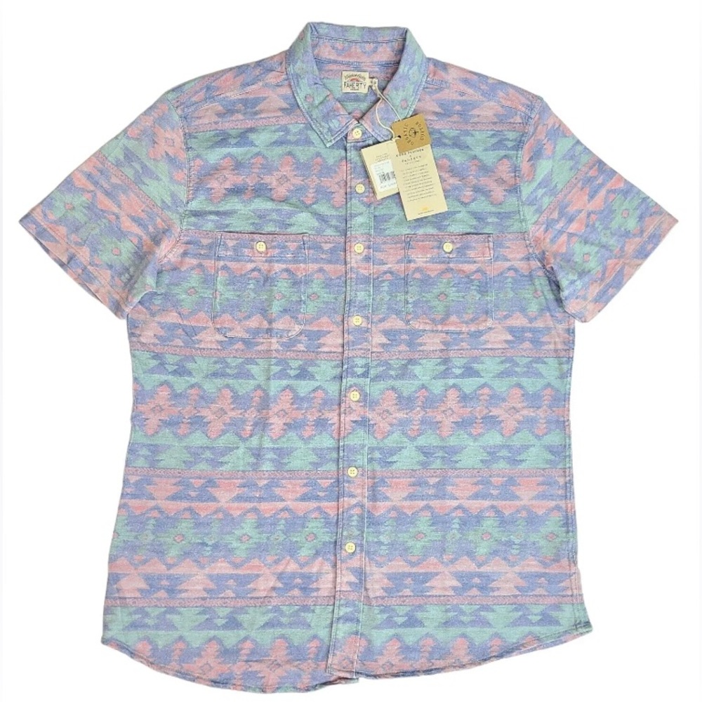 Faherty Multicolor Casual Button Down Shirt